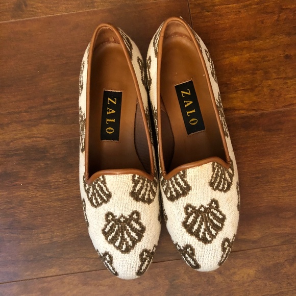 Zalo Shoes - ZALO Vintage Needlepoint Loafers Shoes Size 7